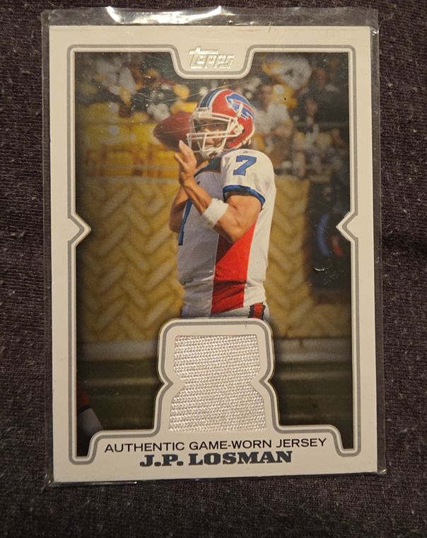 2008 Topps Football Retail Relics #R-JL J.P. Losman — front