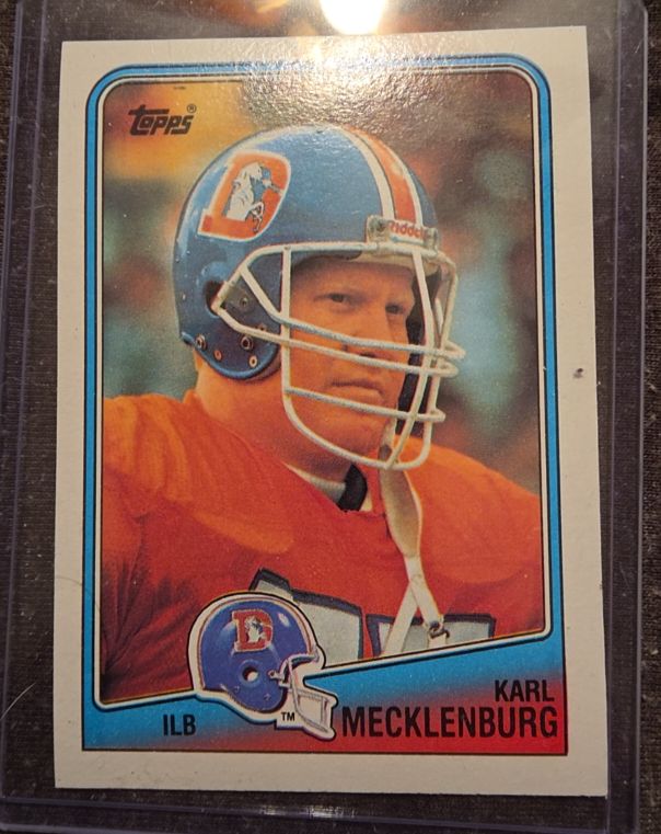 1988 Topps #33 Karl Mecklenburg — front