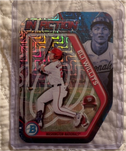 2025 Bowman Draft In Action #BIA-1 Eli Willits — front