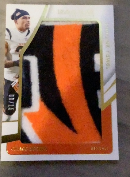 2021 Panini Immaculate #44 Tee Higgins — front