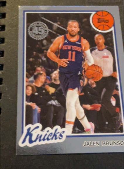 2025-26 Topps #80BK-95 Jalen Brunson — front