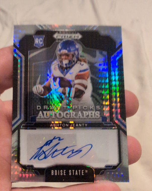 2025 Panini Prizm Draft Picks #DPA-AJE Ashton Jeanty — front