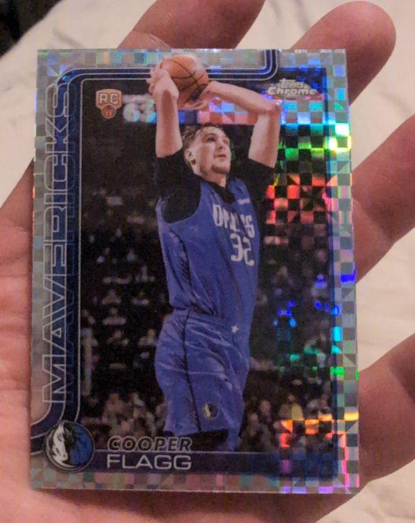 2025-26 Topps Chrome #251 Cooper Flagg — front