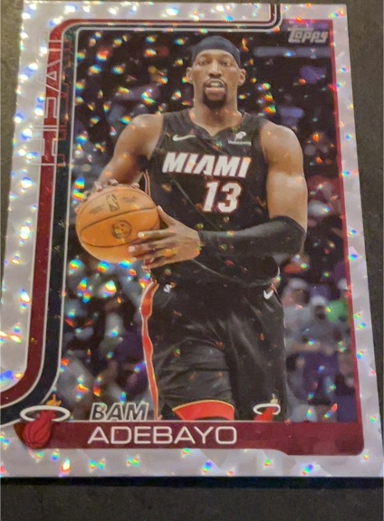 2025-26 Topps #75 Bam Adebayo — front