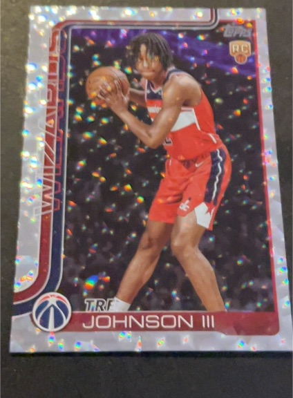2025-26 Topps #206 Tre Johnson III — front