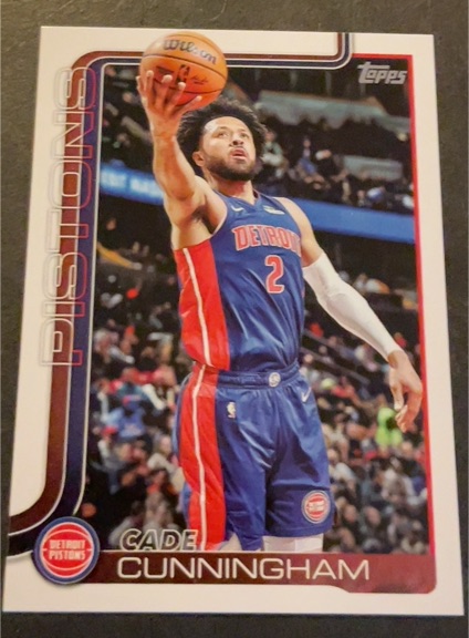 2025-26 Topps #40 Cade Cunningham — front