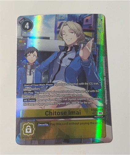 Digimon Card Game BT23-081 Chitose Imai — front