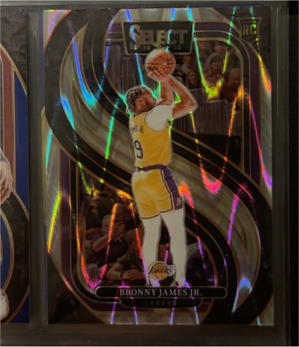 2024-25 Panini Select #179 Bronny James Jr. — front