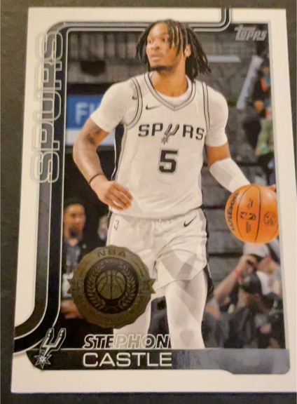 2025-26 Topps #197 Stephon Castle — front