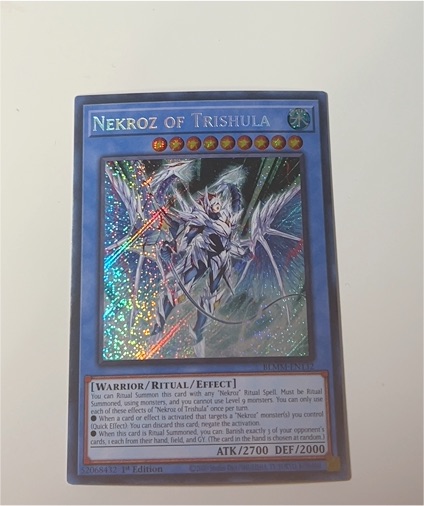 Nekroz of Trishula BLMM-EN019 Yu-Gi-Oh! — front
