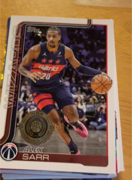 2025-26 Topps Flagship #96 Alex Sarr — front