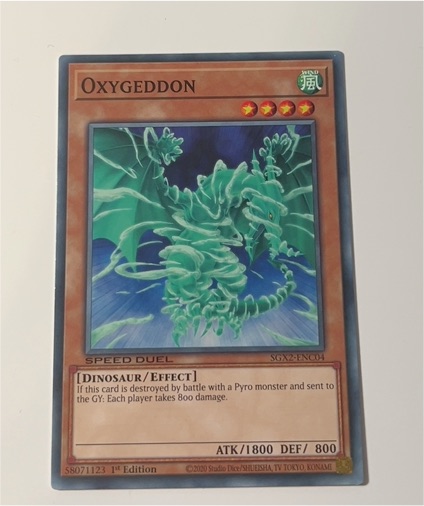 2020 Yu-Gi-Oh! SGX2-ENC04 Oxygeddon — front