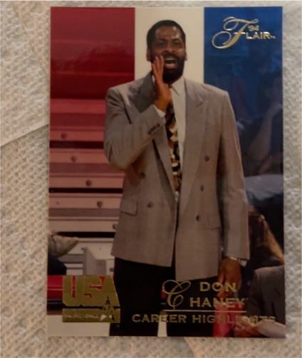 1994 Flair USA Basketball #1 Don Chaney Career Highlights — front