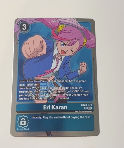 Digimon TCG BT23-079 Eri Karan — front