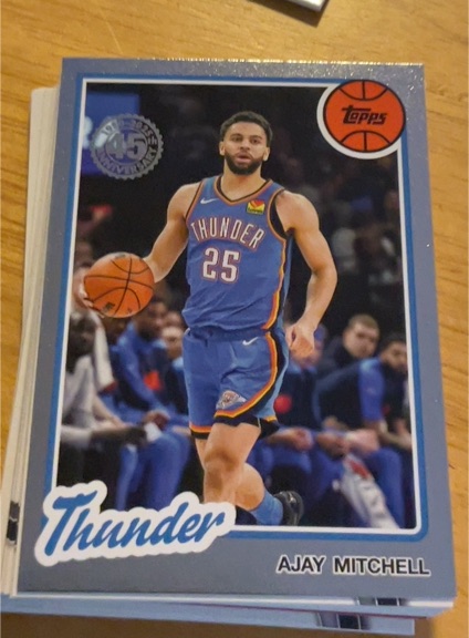 2025-26 Topps #80BK-12 Ajay Mitchell — front