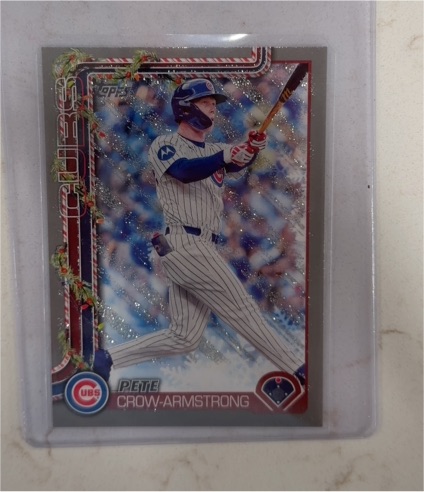 2025 Topps Holiday #H41 Pete Crow-Armstrong — front