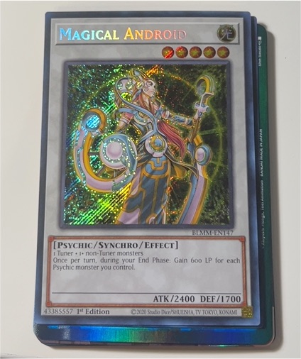 2020 Yu-Gi-Oh! BLMM-EN147 Magical Android — front