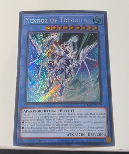 2020 Yu-Gi-Oh! BLMM-EN132 Nekroz of Trishula — front