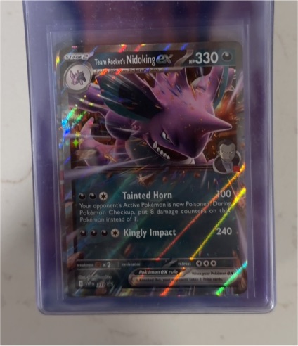 2023 Pokémon TCG Destined Rivals #119 Team Rocket's Nidoking ex — front