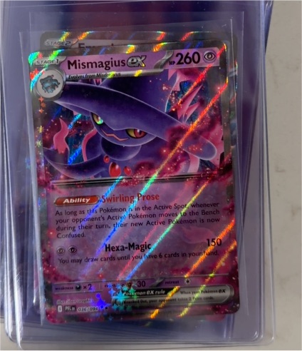 2014 Pokemon TCG Phantasmal Flames #036 Mismagius EX — front