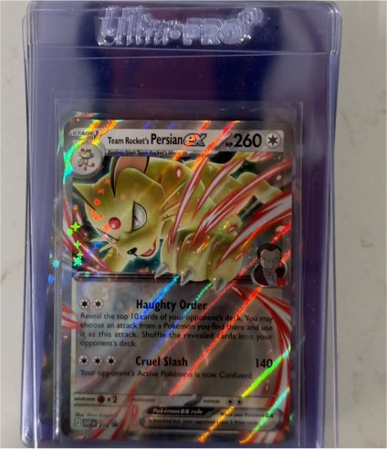 2025 Pokémon SV10: Destined Rivals #218 Team Rocket's Persian ex — front
