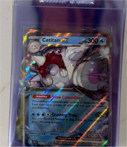 2025 Pokémon #065 Cetitan EX — front
