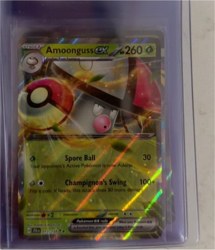 2022 Pokémon SV09: Journey Together #011 Amoonguss ex — front