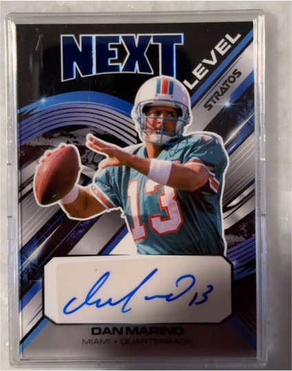 2024 Pulse Stratos Dan Marino #NL-DM Next Level Silver Autograph Auto — front