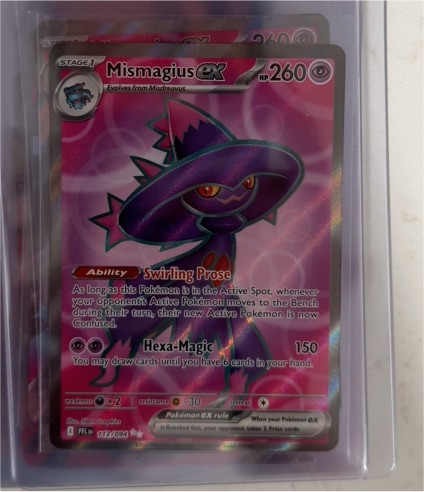 2024 Pokémon Phantasmal Flames #112/094 Mismagius ex — front