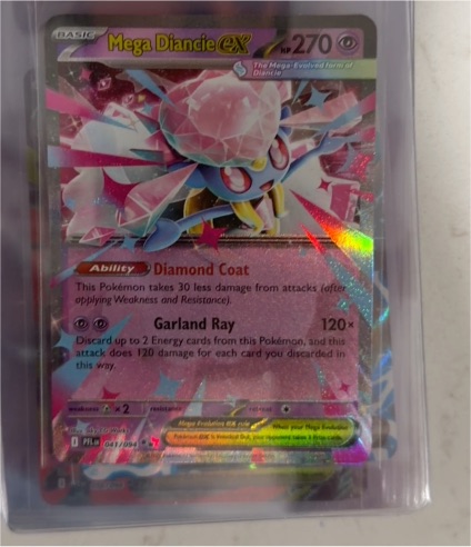 Mega Diancie ex 041/094 Phantasmal Flames — front