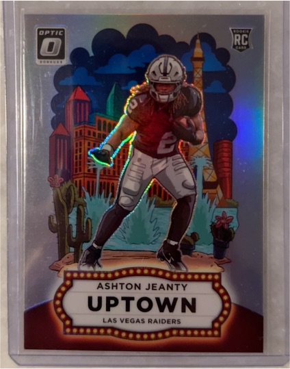 2025 Donruss Optic #2 Ashton Jeanty Uptown — front