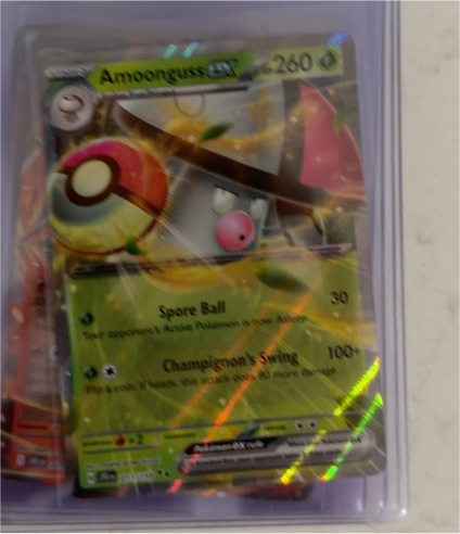 2023 Pokémon TCG SV09: Journey Together #011 Amoonguss EX — front