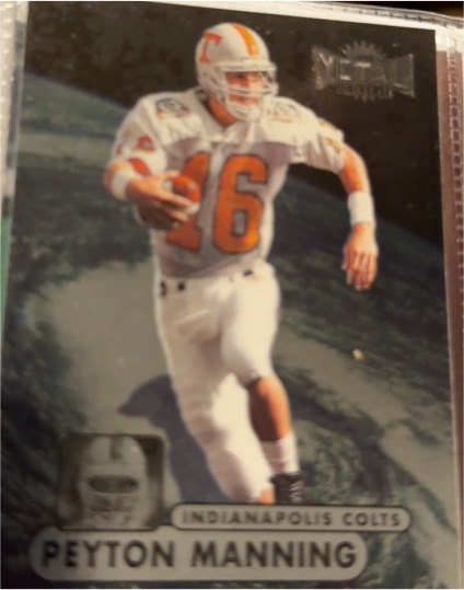 1998 Skybox Metal Universe #189 Peyton Manning — front