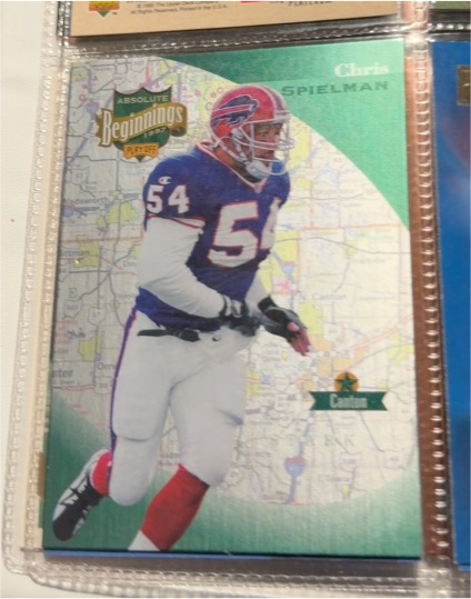 1997 Playoff Absolute Beginnings #54 Chris Spielman — front