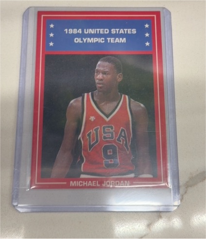 1984 Michael Jordan USA Olympic Team #9 — front