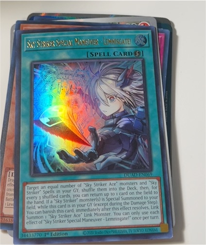 2020 Yu-Gi-Oh! DUAD-EN069 Sky Striker Special Maneuver Lemnisgate — front