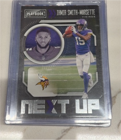 2021 Panini Playbook Next Up #NXT-ISM Ihmir Smith-Marsette — front