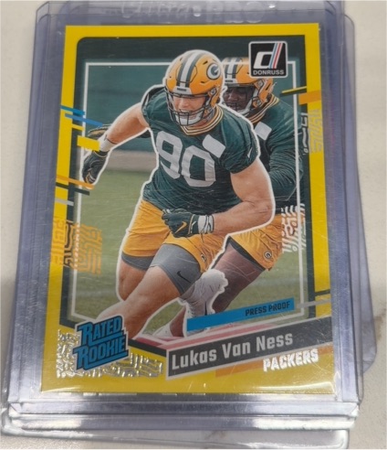 2023 Donruss Rated Rookie #336 Lukas Van Ness — front