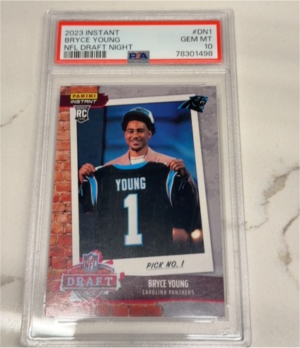 2023 Panini Instant NFL Draft Night #DN1 Bryce Young — front