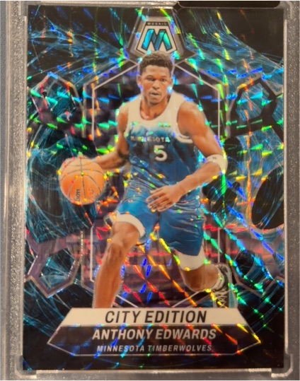 2023-24 Panini Mosaic #273 Anthony Edwards City Edition — front