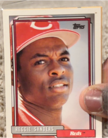 1992 Topps #283 Reggie Sanders — front
