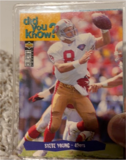 1995 Upper Deck Collector's Choice #43 Steve Young — front