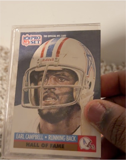 1991 Pro Set #27 Earl Campbell — front