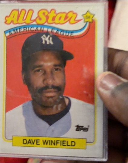 1989 Topps #407 Dave Winfield — front