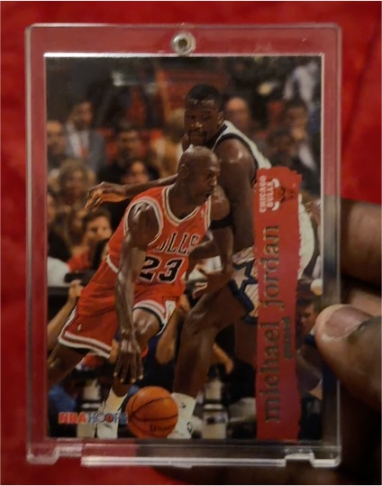 1995 Hoops #21 Michael Jordan — front