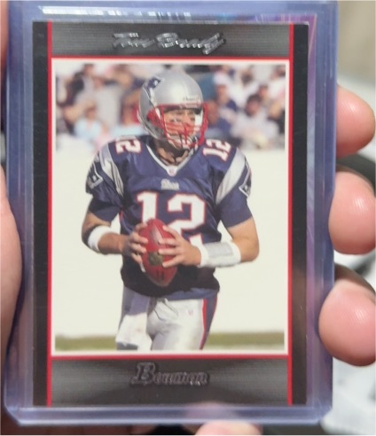 2007 Bowman #14 Tom Brady — front