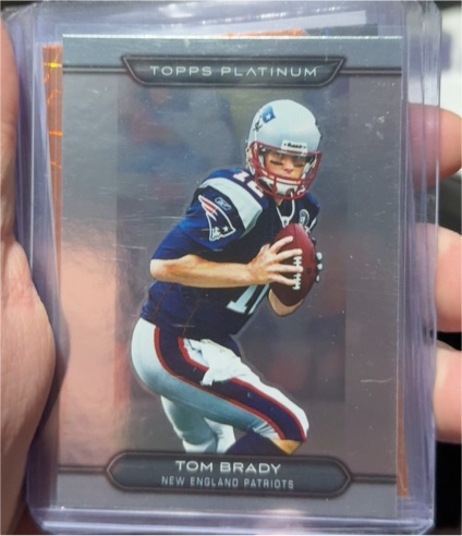 2010 Topps Platinum #19 Tom Brady — front