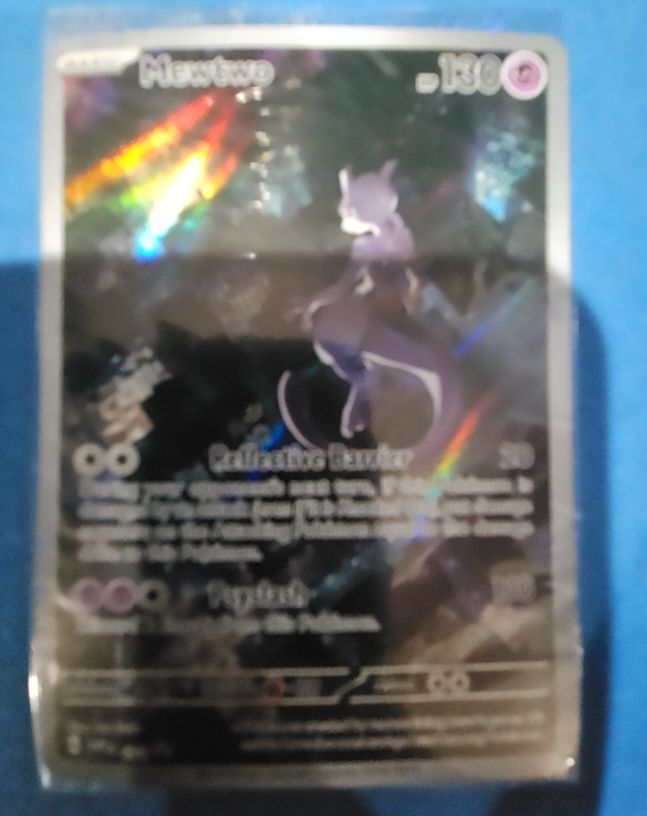 2022 Pokémon SV2a #183 Mewtwo — front