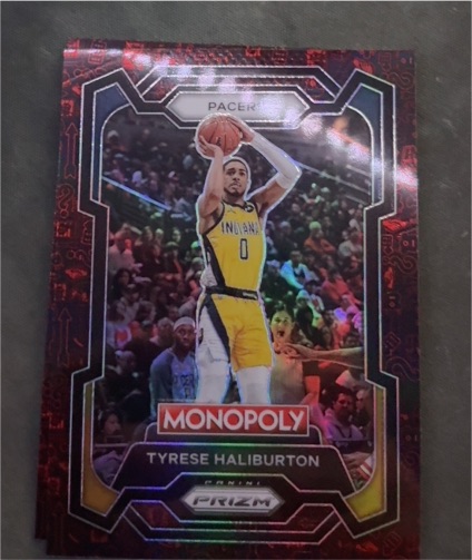2023-24 Panini Prizm Monopoly #34 Tyrese Haliburton — front