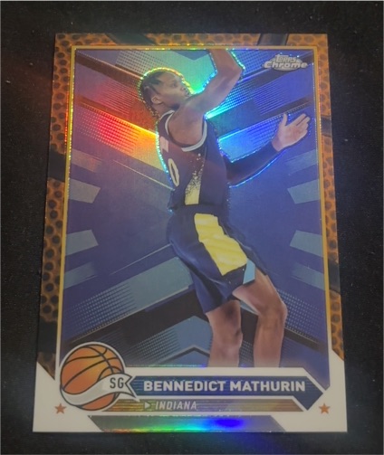 2023-24 Topps Chrome #76 Bennedict Mathurin — front